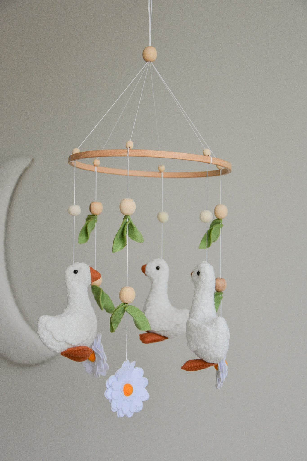 Goose nursery baby mobile - Minidreams Decor