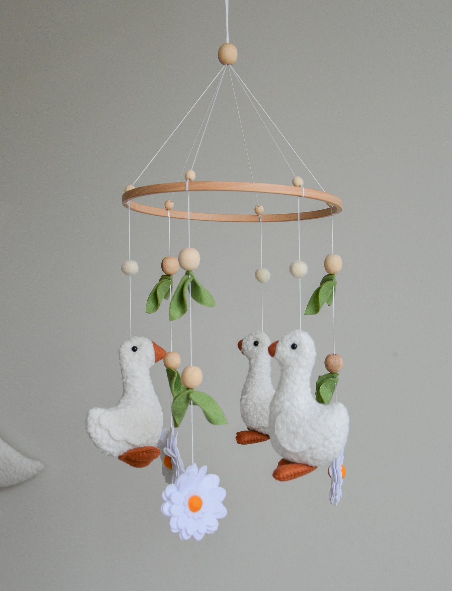 Goose  nursery baby mobile