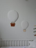 Boucle hot air balloon wall decor - Minidreams Decor