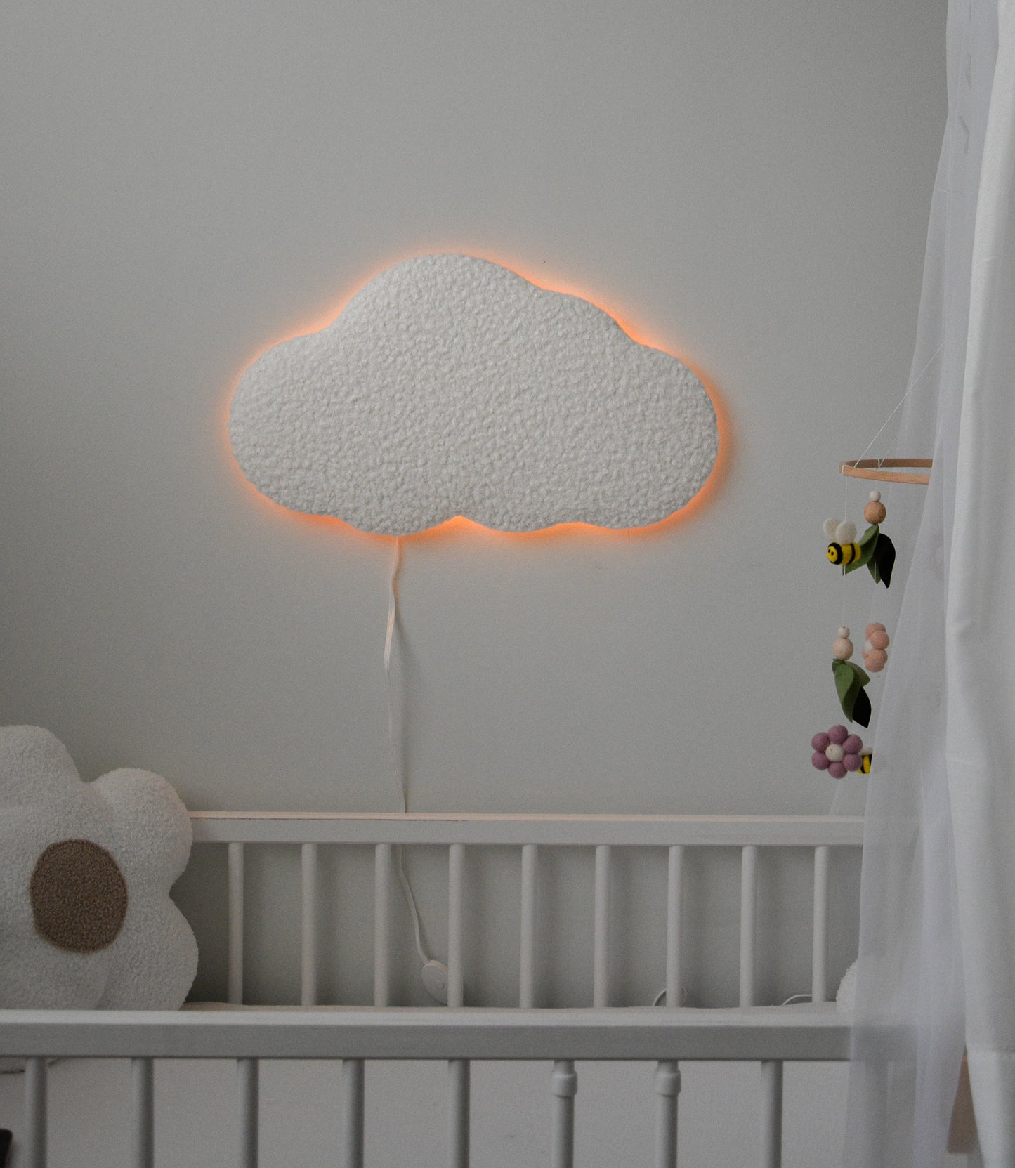 Boucle Cloud LED lamp night light