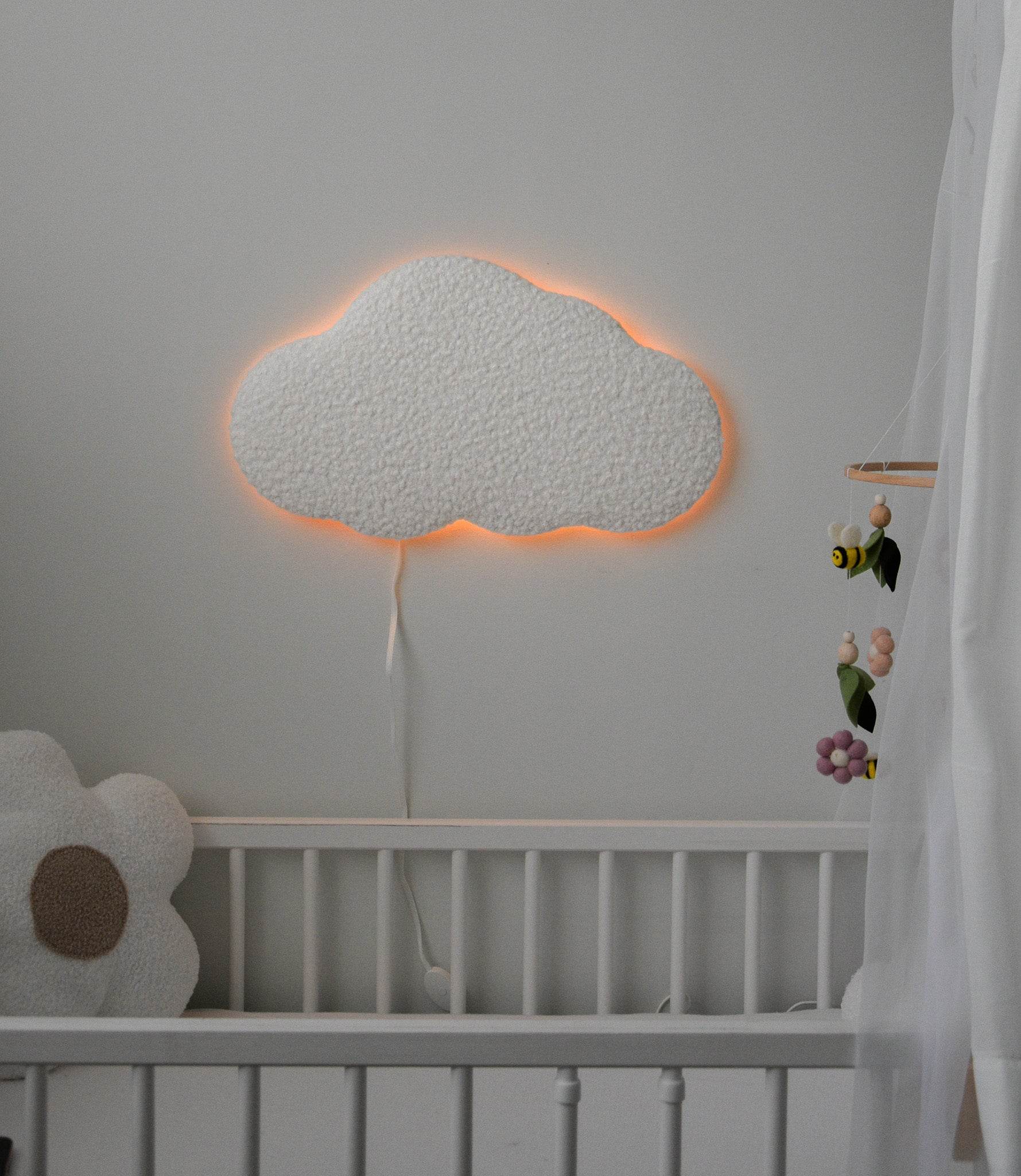 Boucle Cloud LED lamp night light - Minidreams Decor