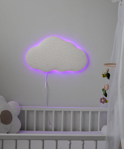 Boucle Cloud LED lamp night light