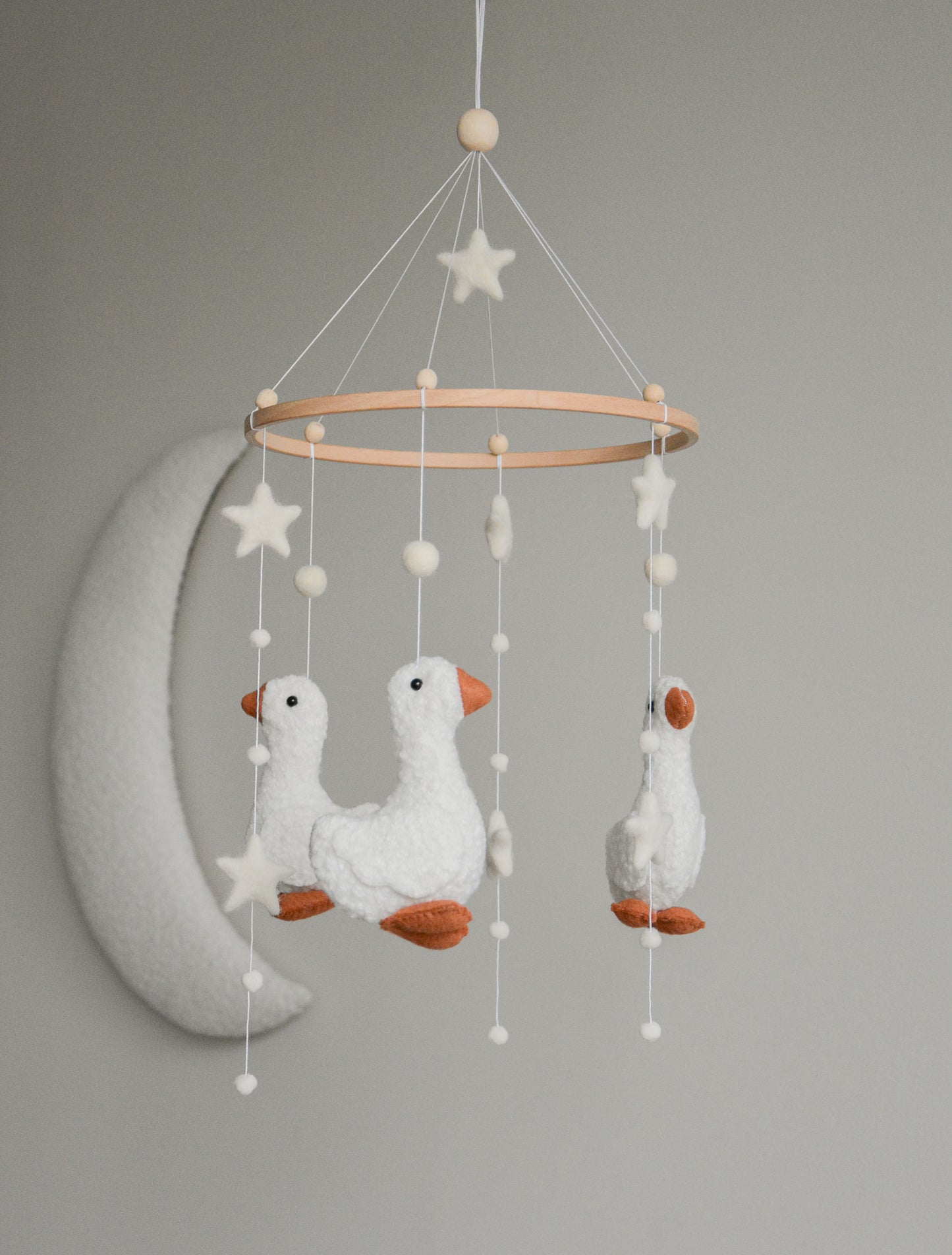 Duck nursery baby mobile