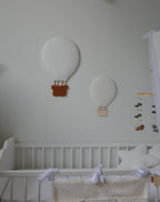 Boucle hot air balloon wall decor - Minidreams Decor