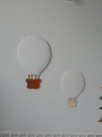 Boucle hot air balloon wall decor - Minidreams Decor