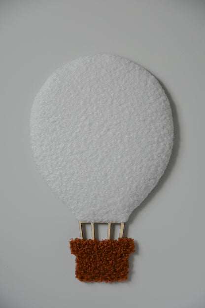 Boucle hot air balloon wall decor