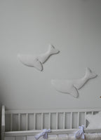 Boucle whale wall decor - Minidreams Decor