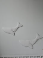 Boucle whale wall decor - Minidreams Decor