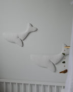 Boucle whale wall decor - Minidreams Decor