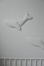 Boucle whale wall decor - Minidreams Decor