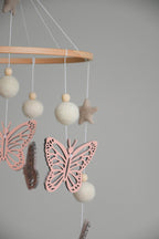 Butterfly nursery baby mobile - Minidreams Decor
