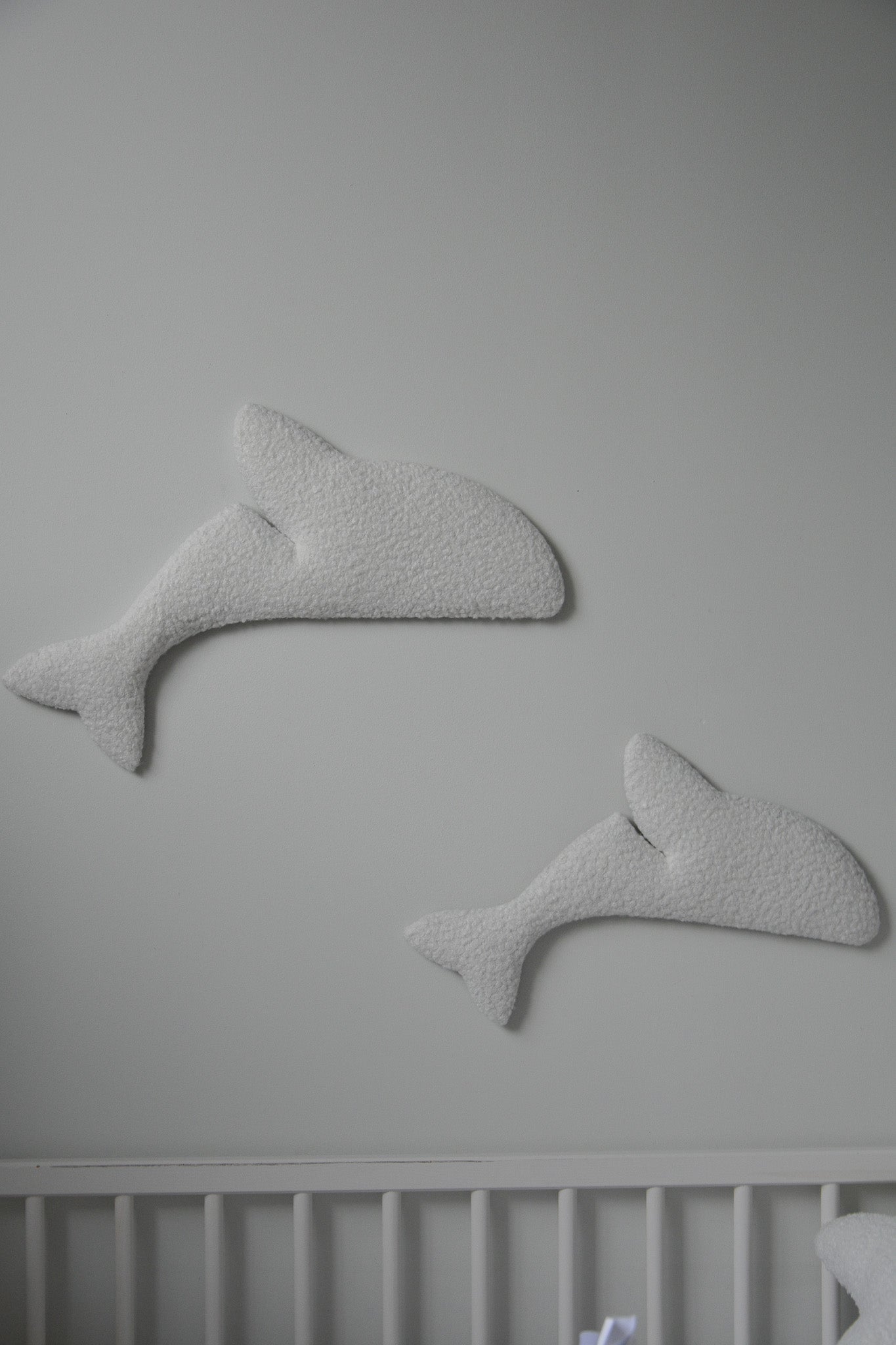 Boucle dolphin wall decor