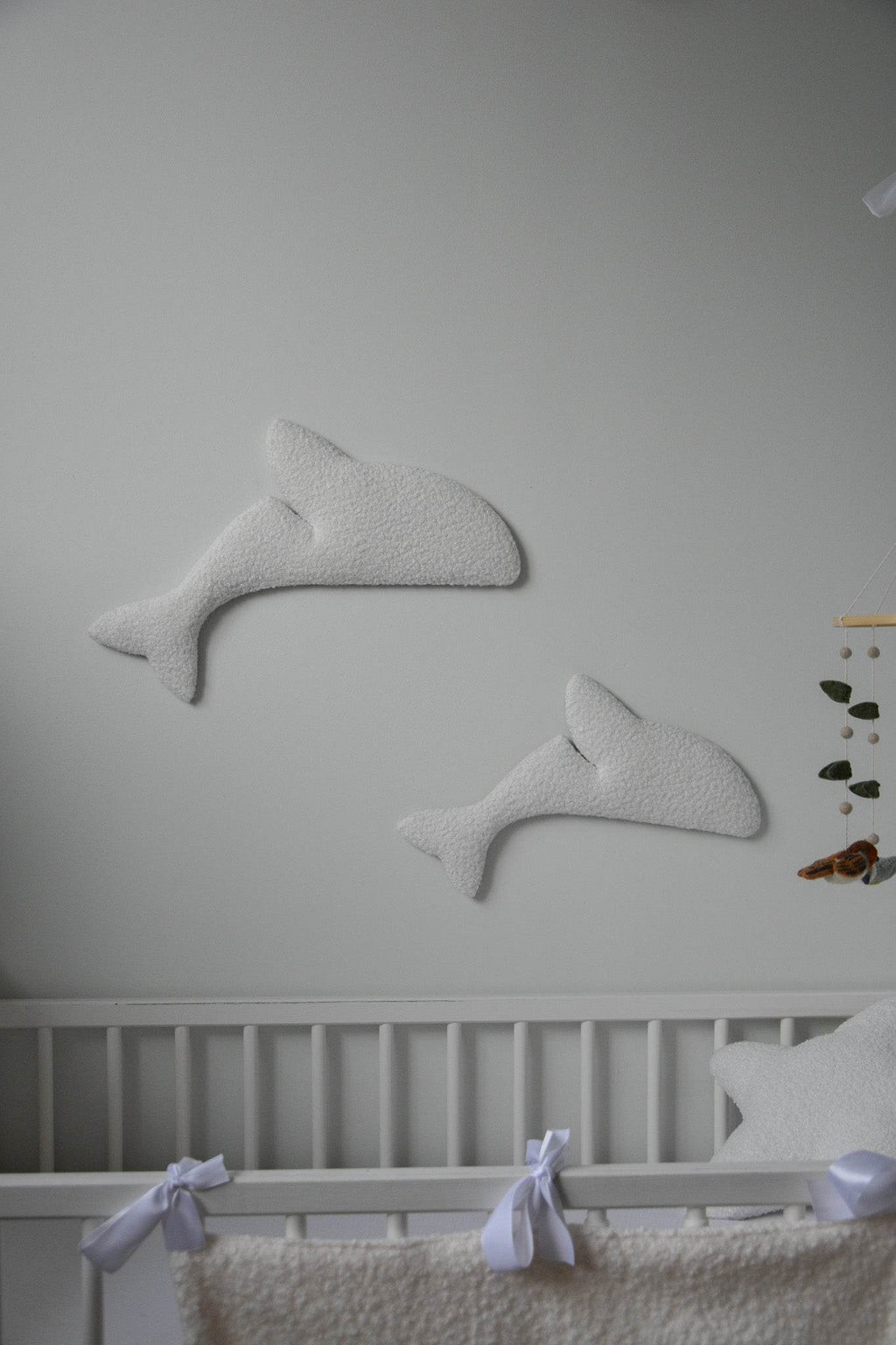 Boucle dolphin wall decor - Minidreams Decor