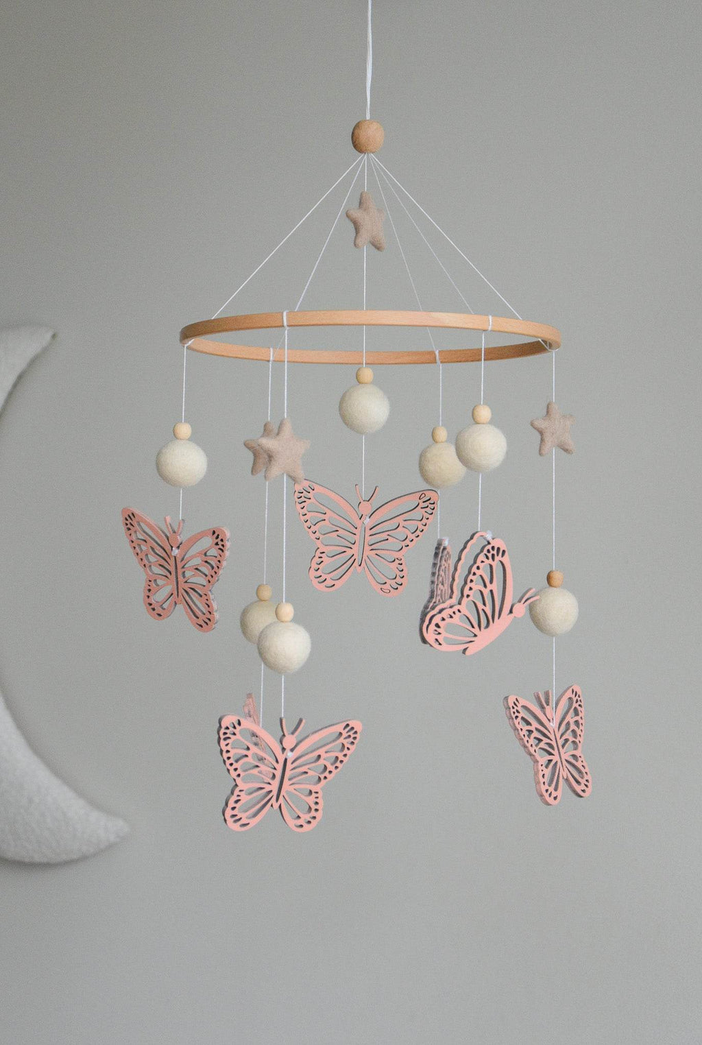 Butterfly nursery baby mobile - Minidreams Decor