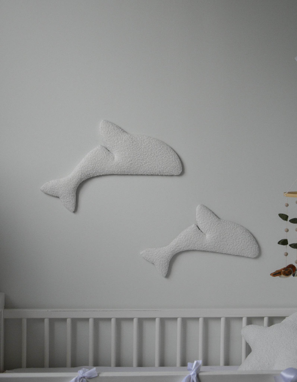 Boucle dolphin wall decor - Minidreams Decor