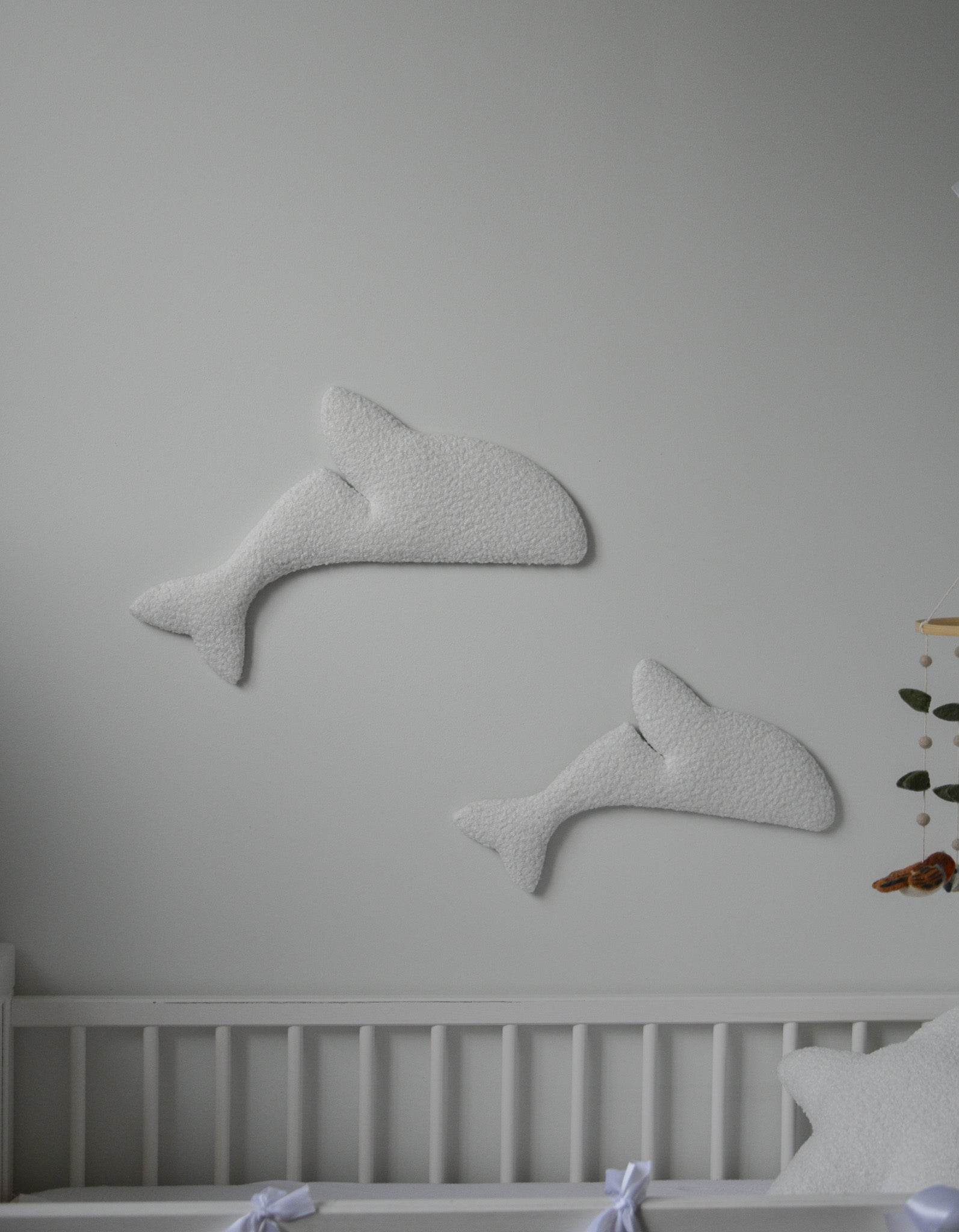 Boucle dolphin wall decor - Minidreams Decor