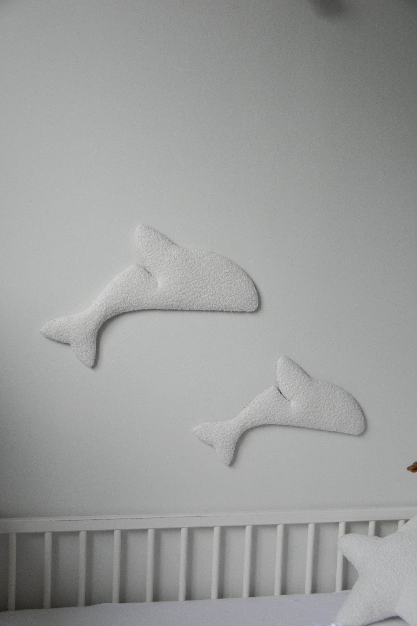 Boucle dolphin wall decor - Minidreams Decor