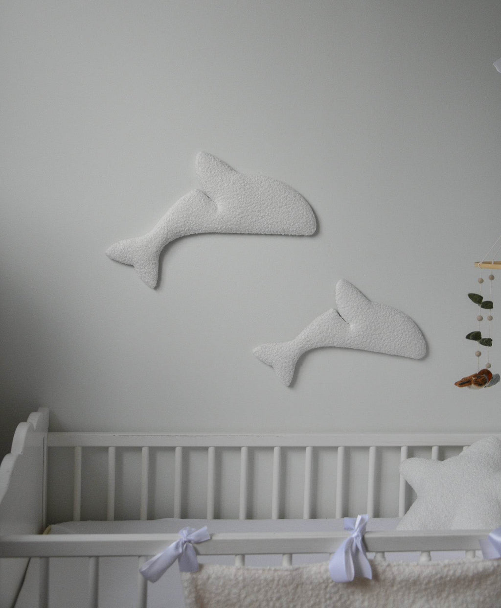 Boucle dolphin wall decor - Minidreams Decor