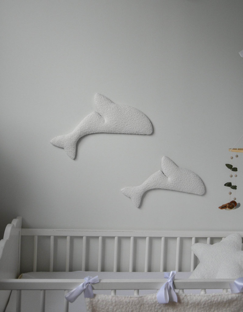 Boucle dolphin wall decor - Minidreams Decor