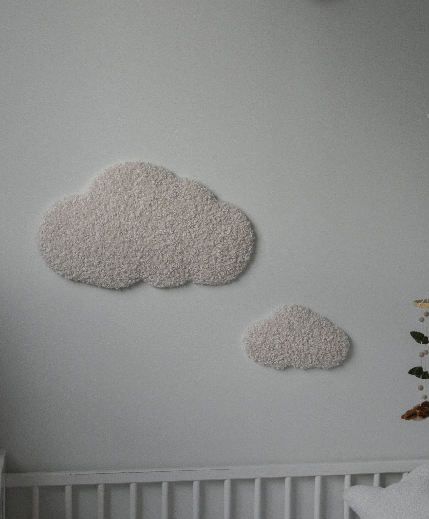 Boucle cloud wall decor - Minidreams Decor