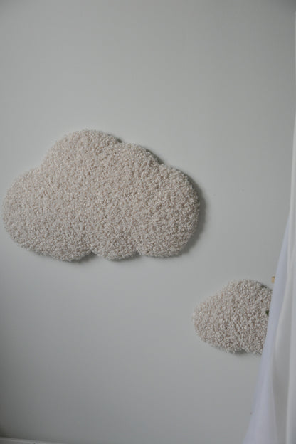 Boucle cloud wall decor