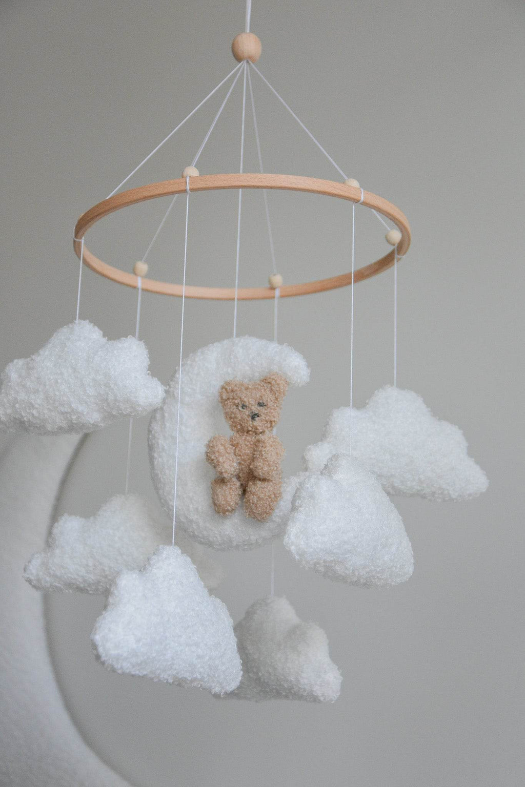 Teddy bear baby mobile - Minidreams Decor