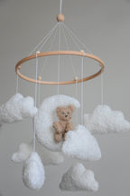 Teddy bear baby mobile - Minidreams Decor