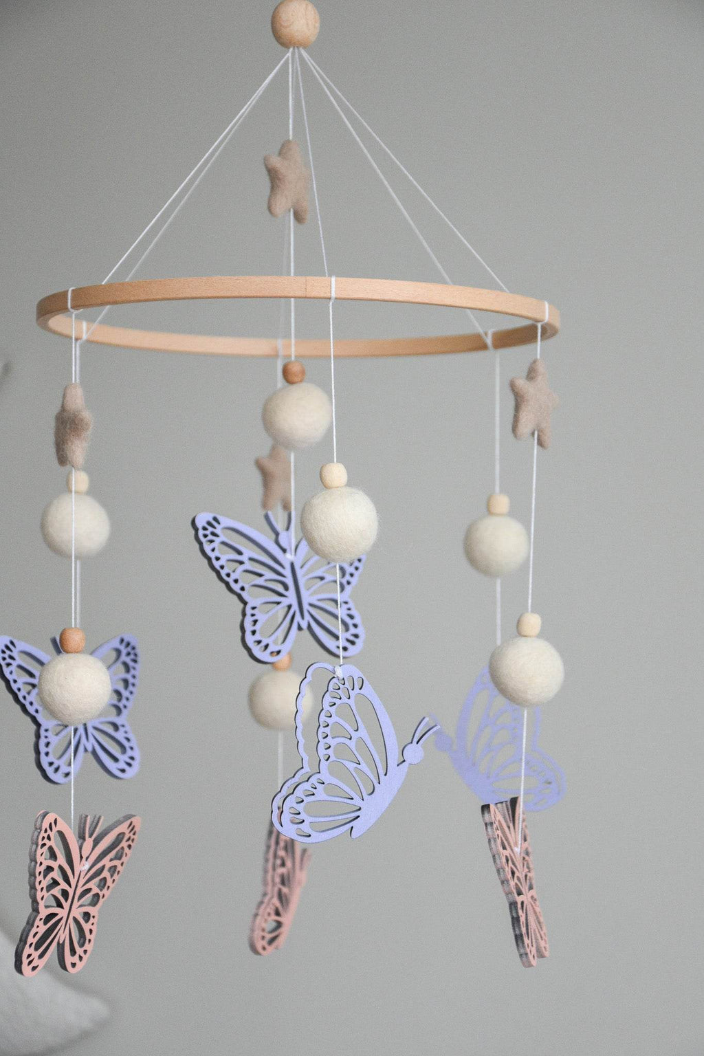Butterfly nursery baby mobile - Minidreams Decor