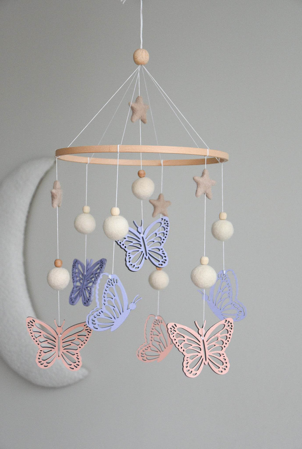Butterfly nursery baby mobile - Minidreams Decor