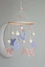 Butterfly nursery baby mobile - Minidreams Decor