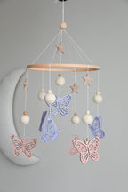 Butterfly nursery baby mobile - Minidreams Decor