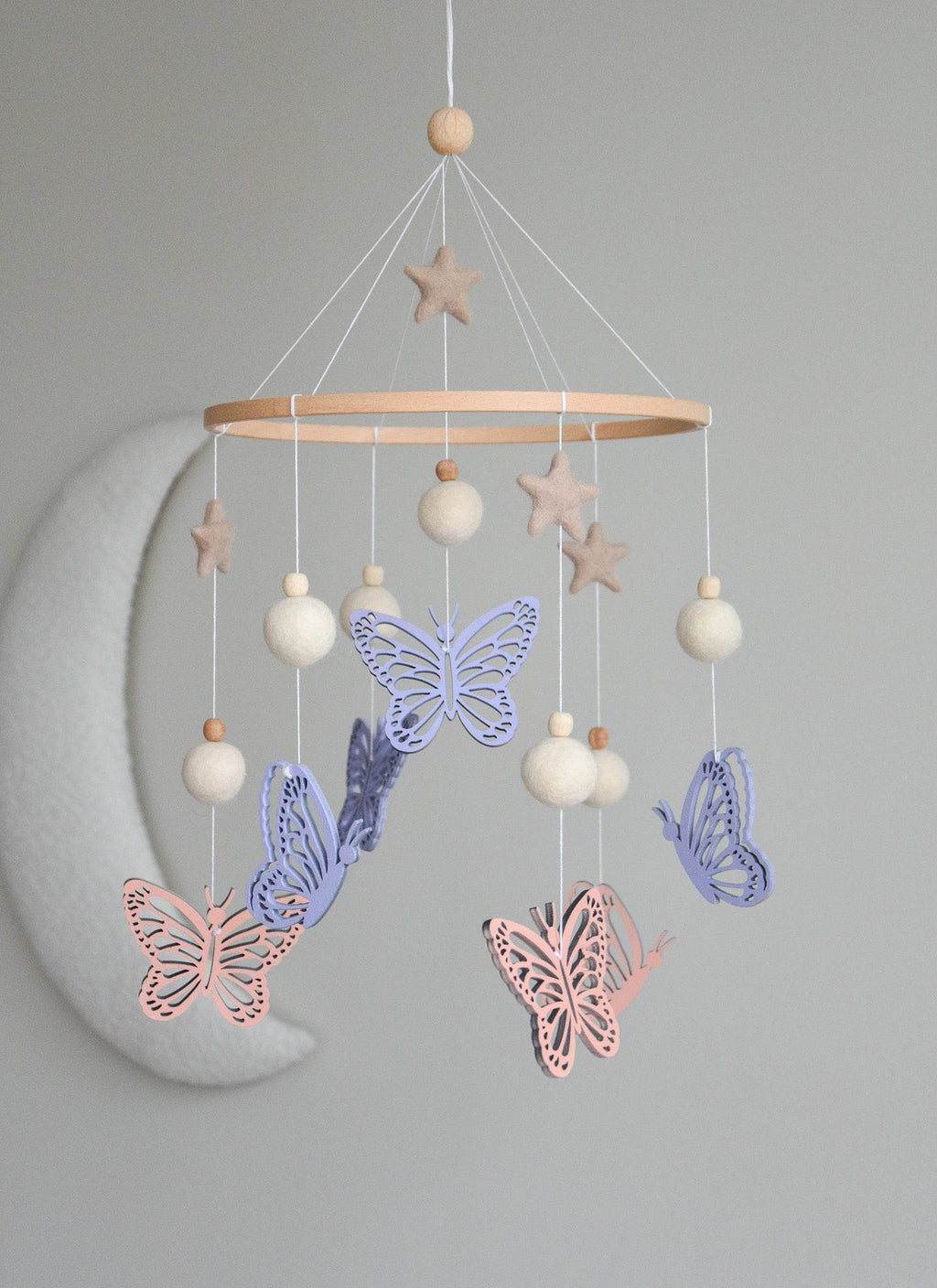 Butterfly nursery baby mobile - Minidreams Decor