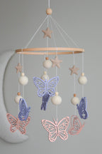 Butterfly nursery baby mobile - Minidreams Decor