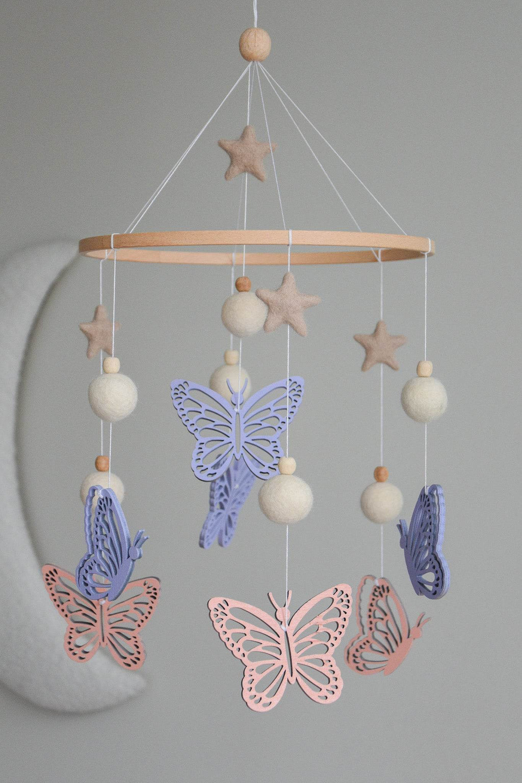 Butterfly nursery baby mobile - Minidreams Decor
