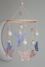 Butterfly nursery baby mobile - Minidreams Decor
