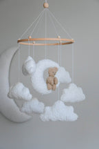 Teddy bear baby mobile - Minidreams Decor