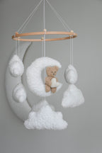 Teddy bear baby mobile - Minidreams Decor