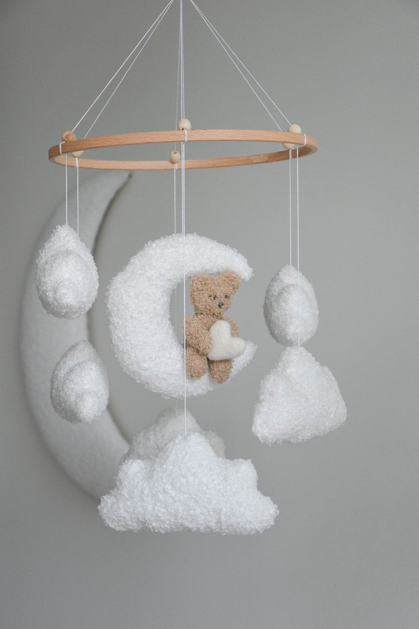 Teddy bear baby mobile - Minidreams Decor