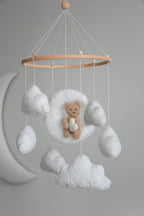 Teddy bear baby mobile - Minidreams Decor