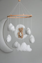 Teddy bear baby mobile - Minidreams Decor