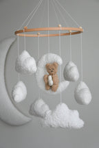 Teddy bear baby mobile - Minidreams Decor