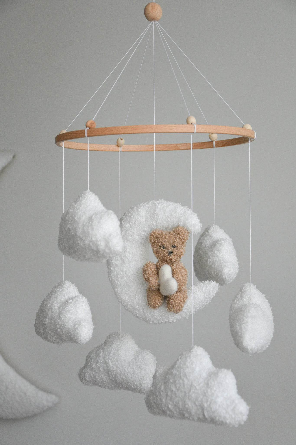 Teddy bear baby mobile - Minidreams Decor