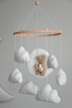 Teddy bear baby mobile - Minidreams Decor
