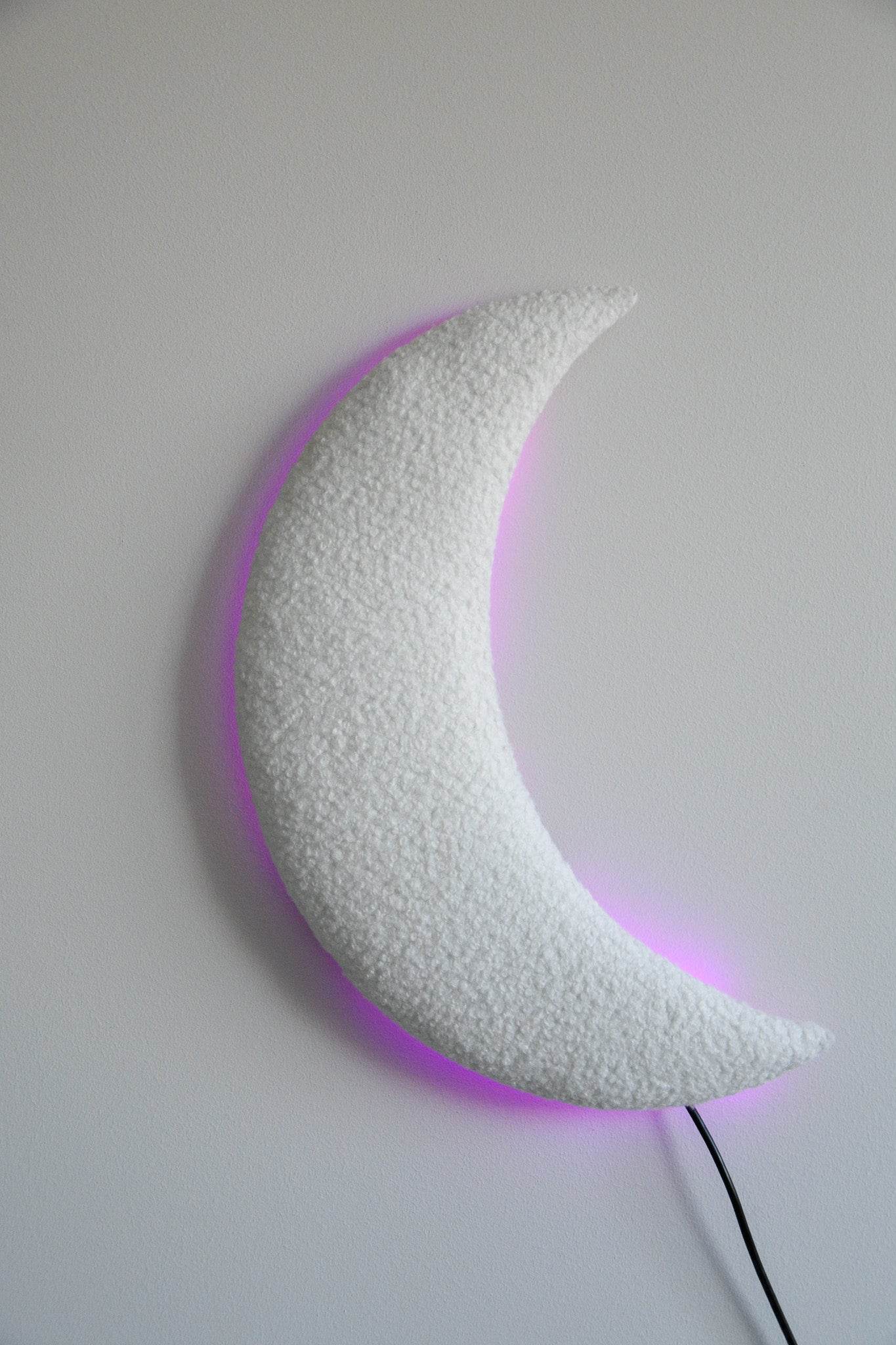 Boucle Moon LED lamp night light - Minidreams Decor