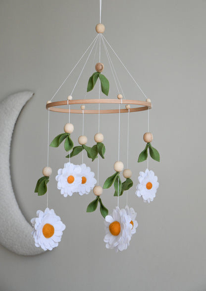 Daisy baby nursery mobile