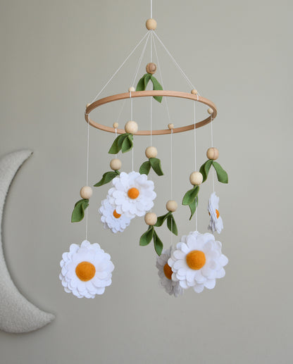 Daisy baby nursery mobile