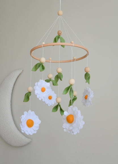 Daisy baby nursery mobile