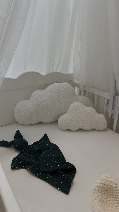 Boucle cloud pillow