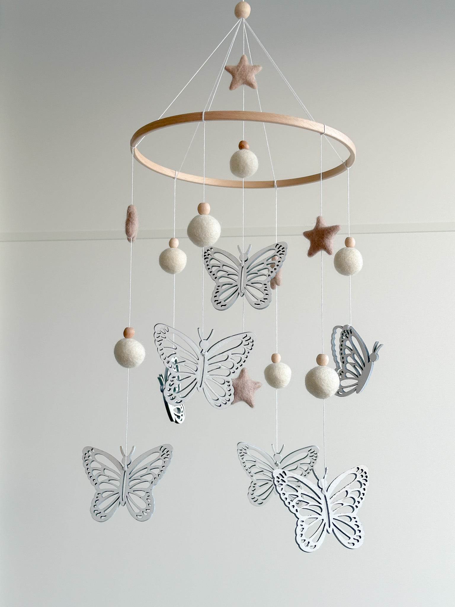 Butterfly nursery baby mobile - Minidreams Decor
