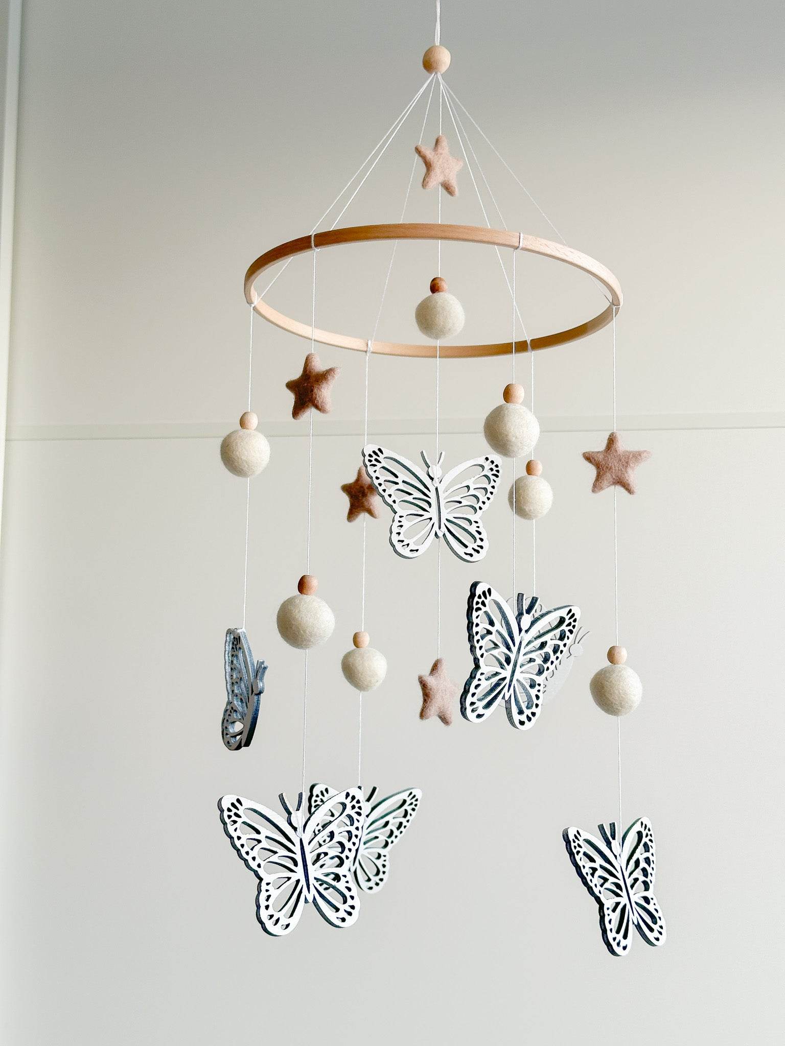 Butterfly nursery baby mobile - Minidreams Decor